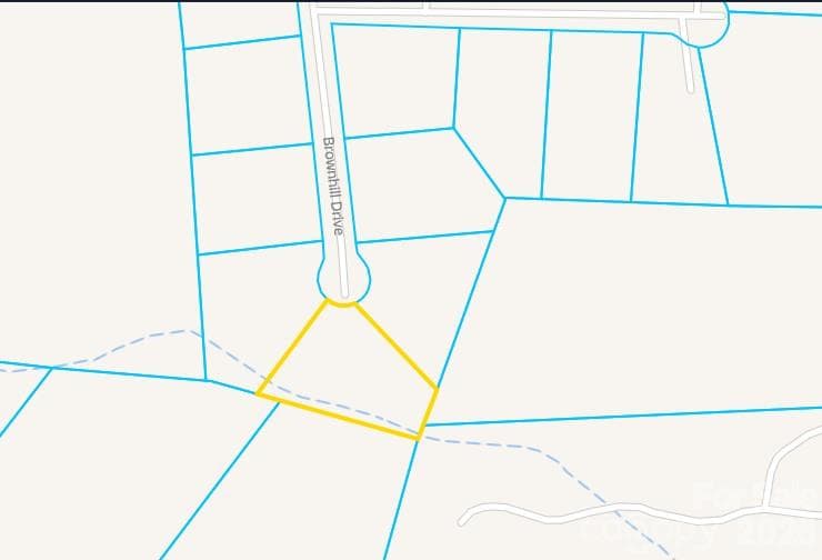 Map from Cabarrus County GIS & Land Records - 6365 Brownhill Drive, Davidson