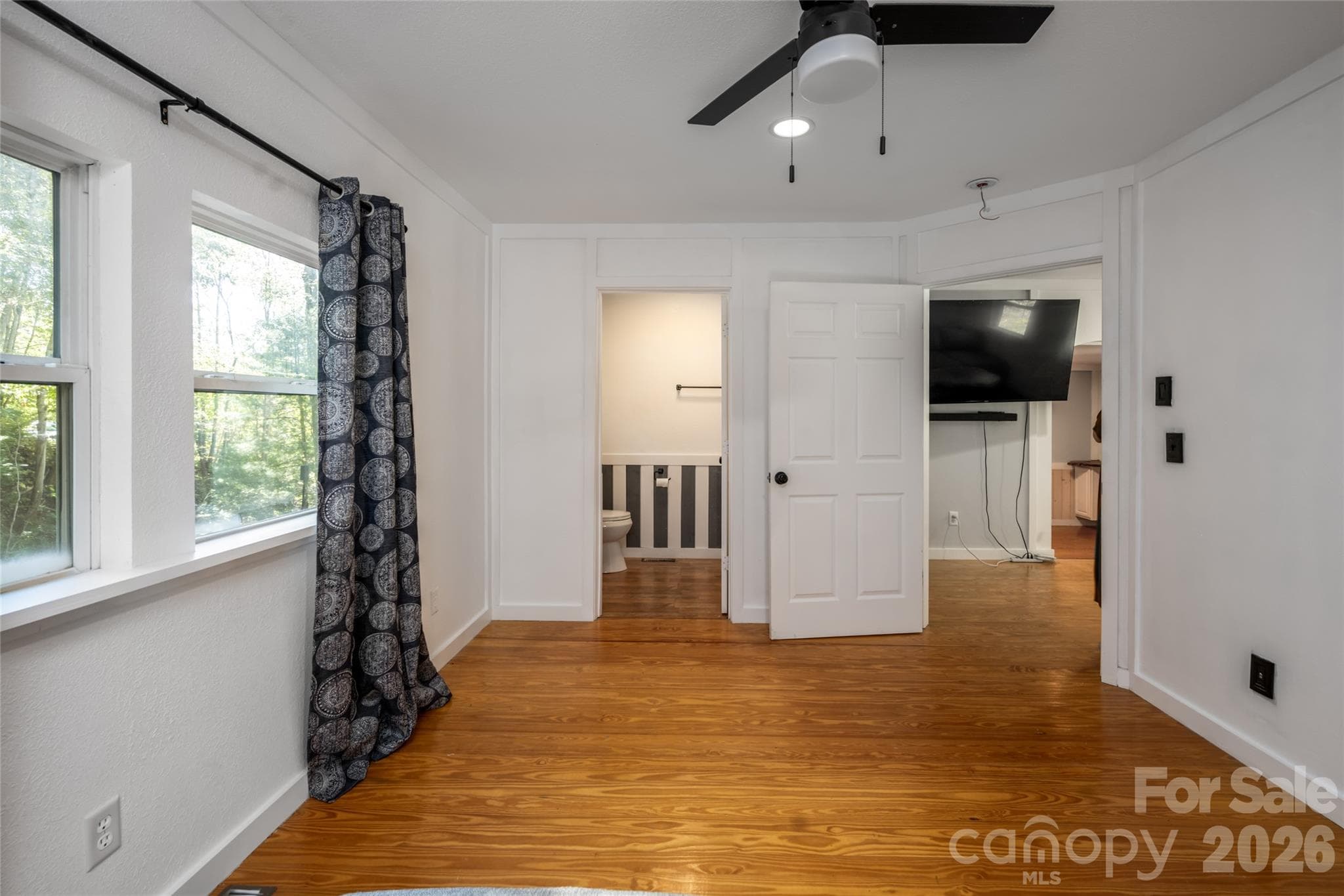 Primary view of the bathroom and living room - 89 Sayles Town Road, Fairview