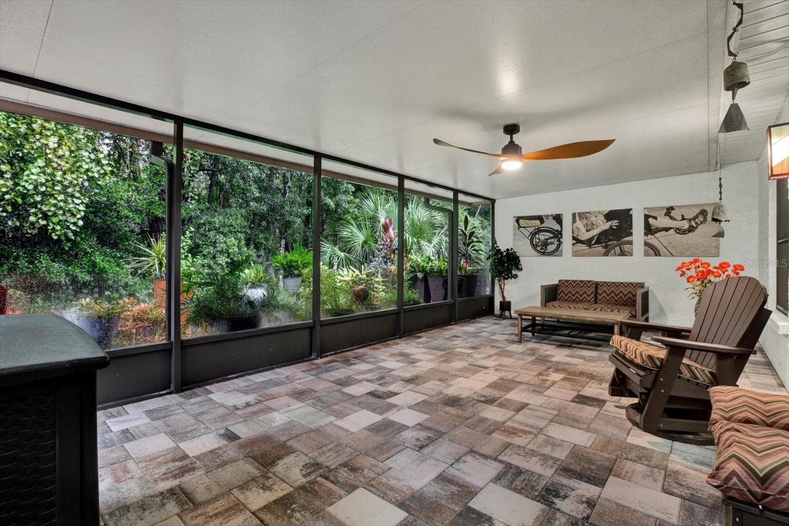 Family room Terrace - 3433 HILLMOOR DR, PALM HARBOR