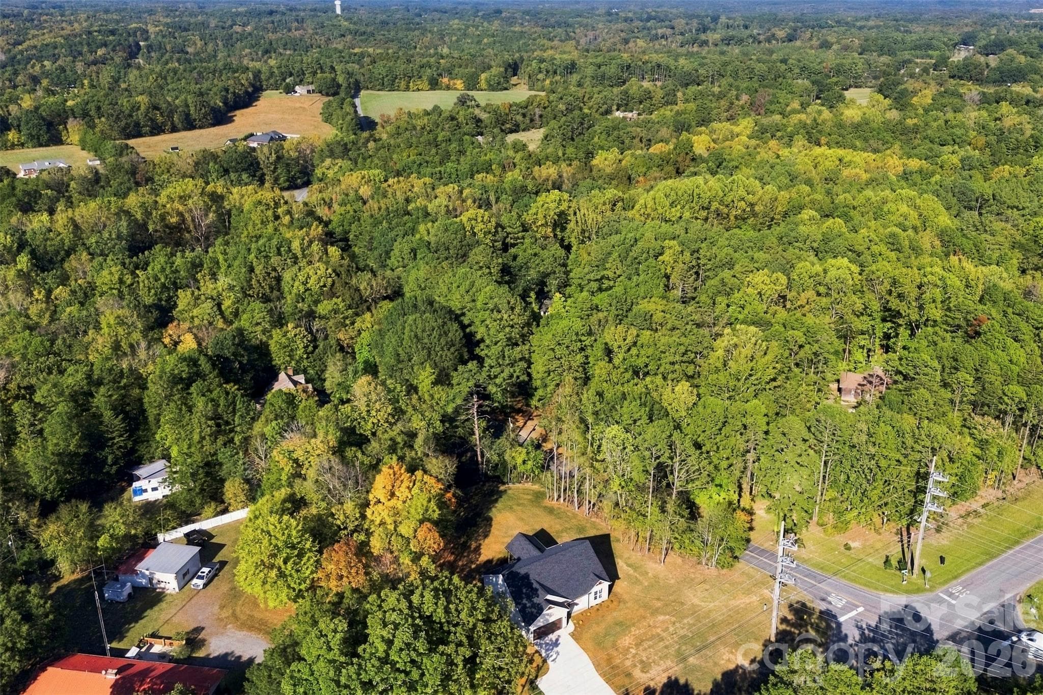 Aerial View - 2975 Old Airport Road, Concord