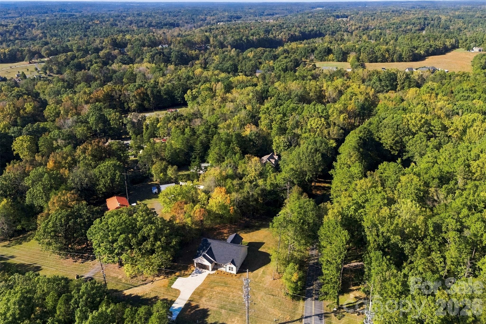 Aerial View - 2975 Old Airport Road, Concord