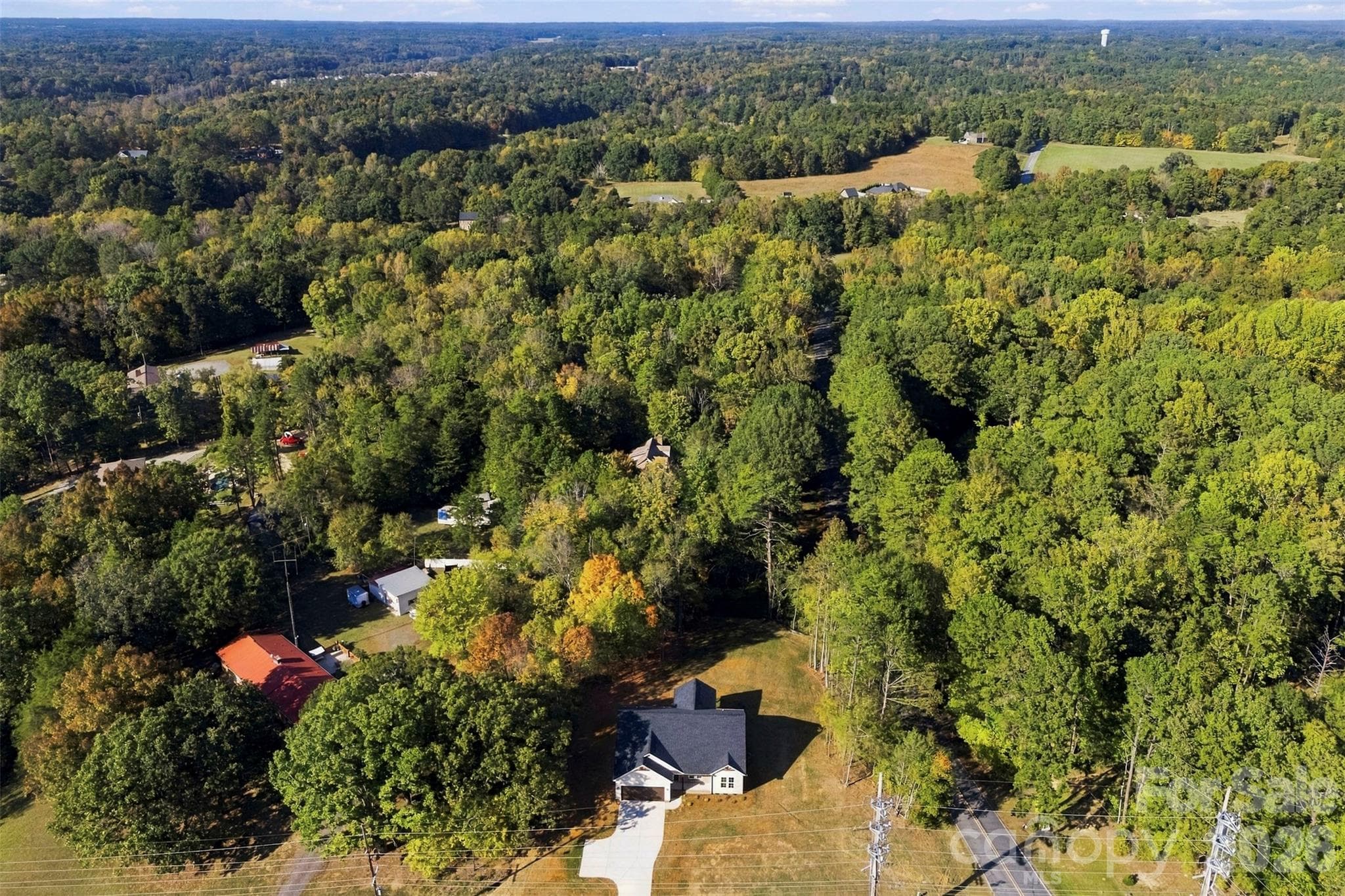 Aerial View - 2975 Old Airport Road, Concord