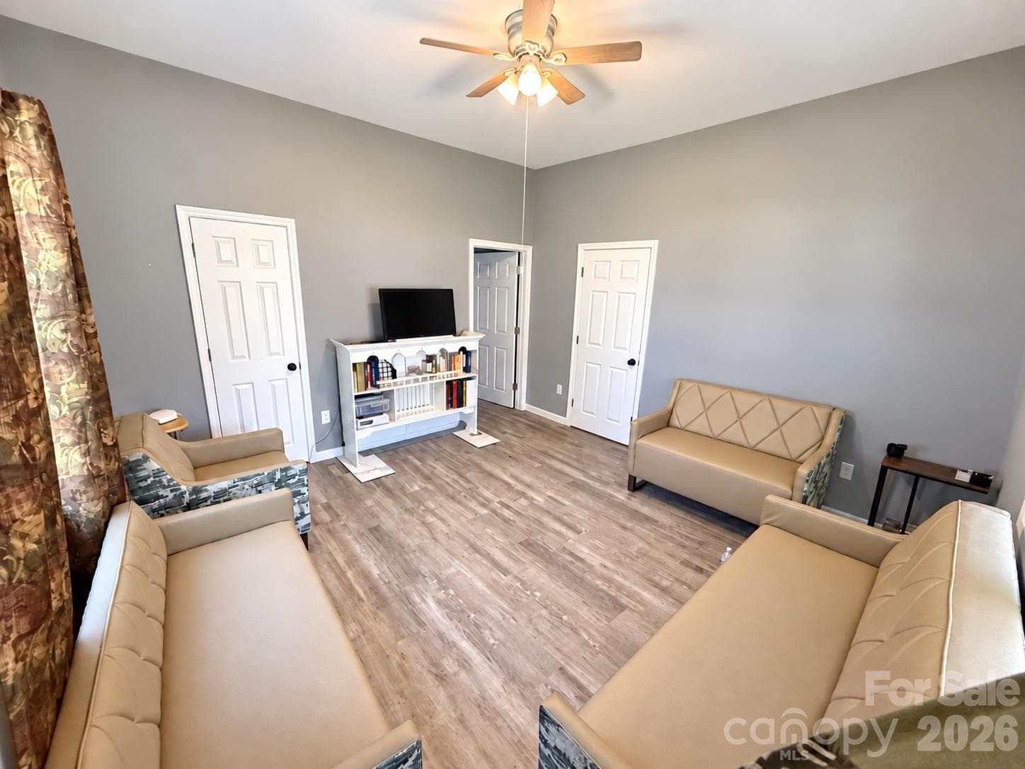 Living Area - picture has been virtually edited for lighting and staging purposes - 745 6th Avenue SW, Hickory