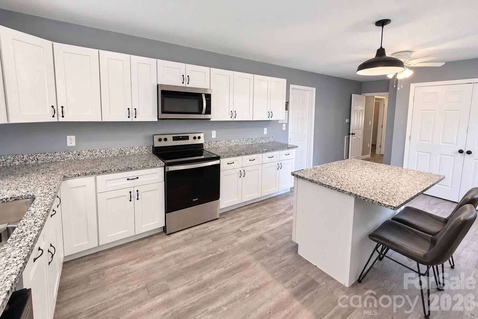 Kitchen - picture has been virtually edited for lighting and staging purposes - 745 6th Avenue SW, Hickory