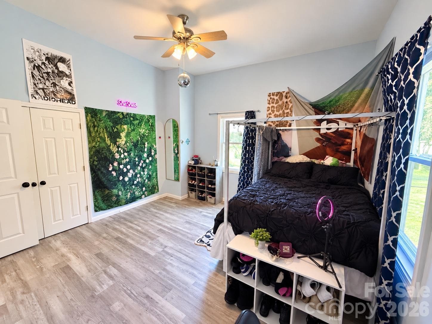 Bedroom - picture has been virtually edited for lighting and staging purposes - 745 6th Avenue SW, Hickory