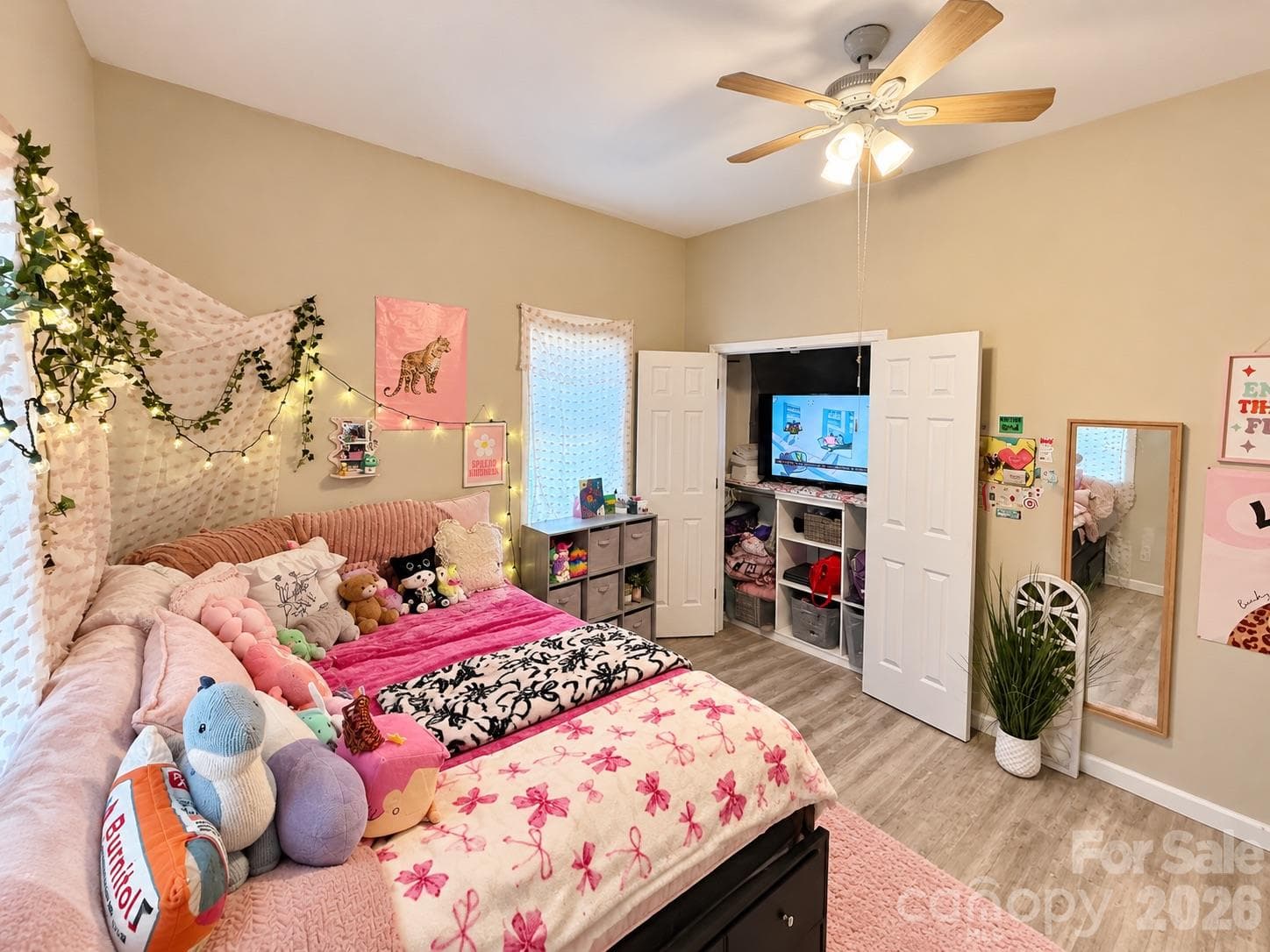 Bedroom - picture has been virtually edited for lighting and staging purposes - 745 6th Avenue SW, Hickory