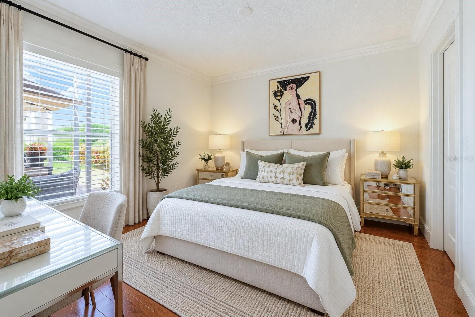 STAGED BEDROOM 2 - 4246 HEARTHSTONE DR, SARASOTA