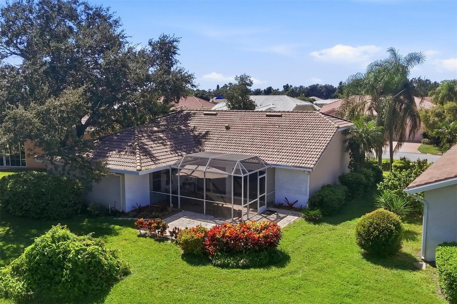BACK YARD - 4246 HEARTHSTONE DR, SARASOTA