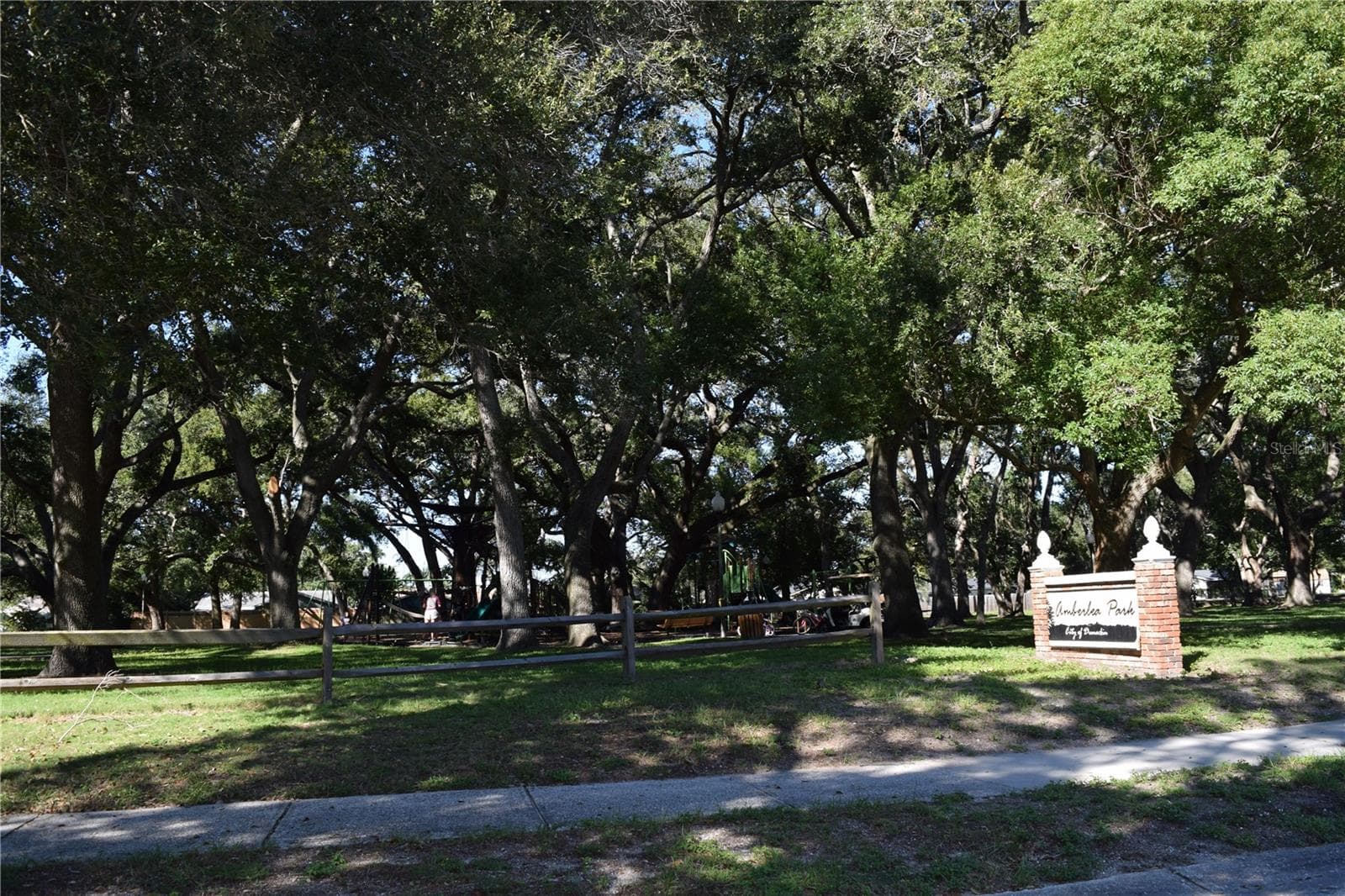 Amberlea Park has a shaded playground - 1610 AMBERLEA DR N, DUNEDIN
