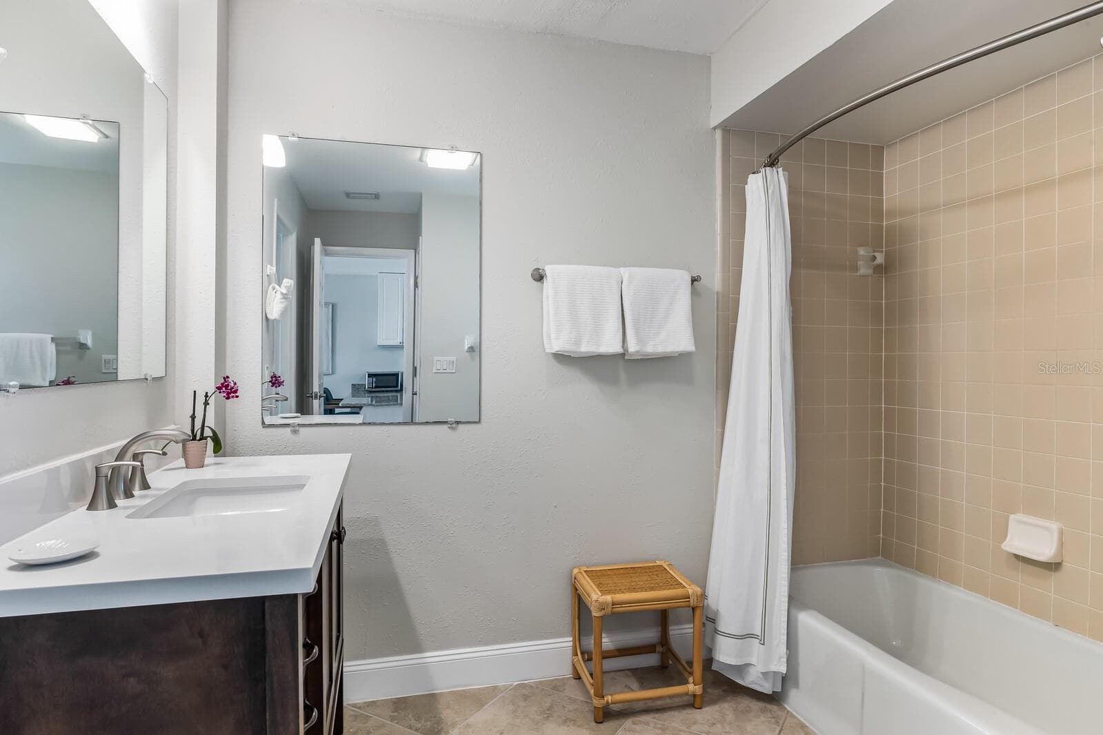 Primary bathroom - shower/tub. Very spacious! - 5850 GASPARILLA RD #M4, BOCA GRANDE