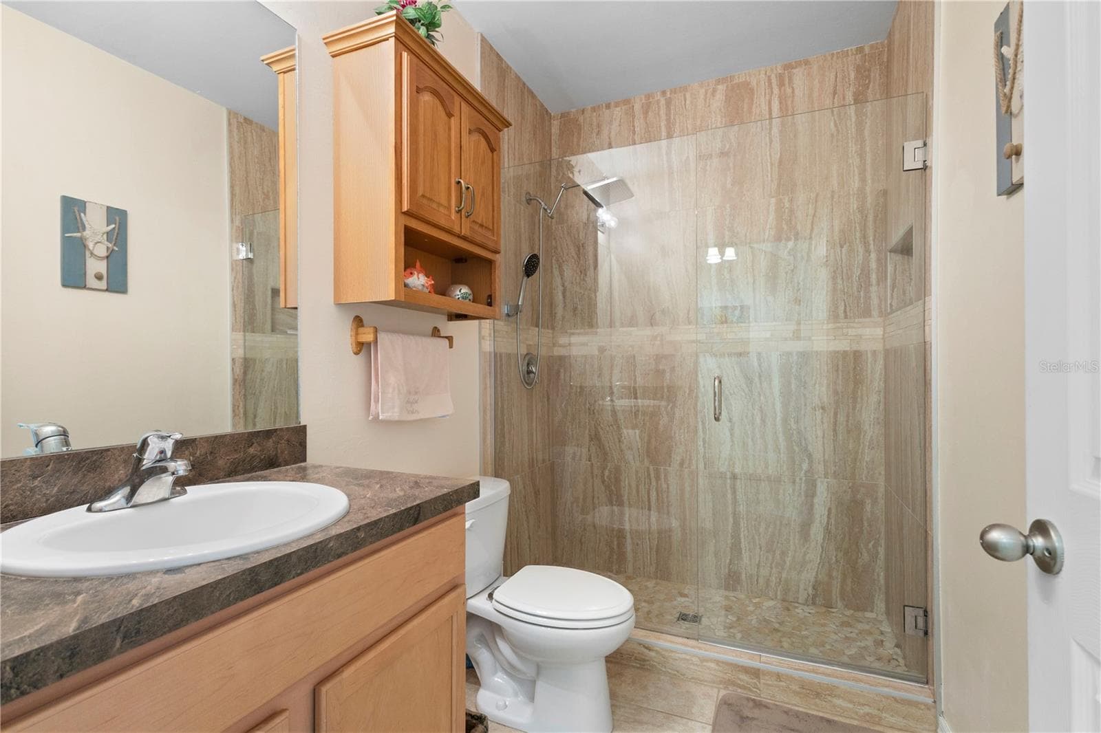 Guest bath with amazing shower. - 9259 CALUMET BLVD, PORT CHARLOTTE