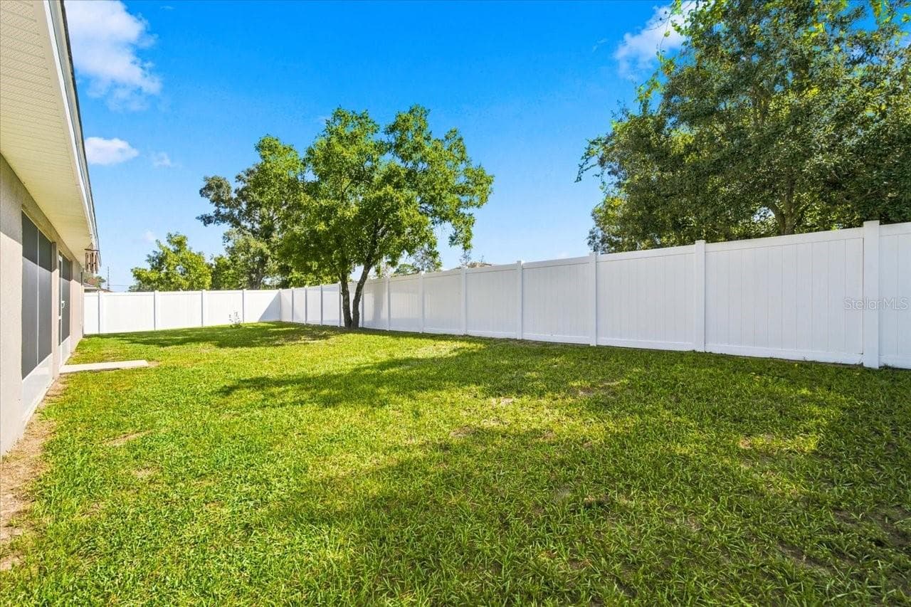 Backyard - 3698 FANTASY WAY, BROOKSVILLE