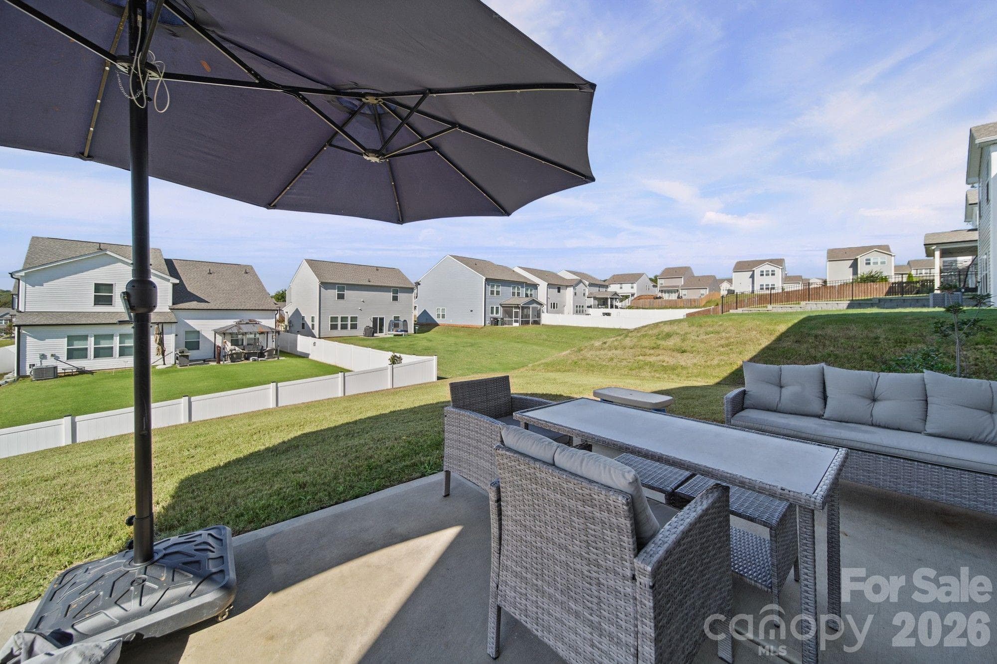 Rear Patio - 6332 Rocky Wagon Lane SW, Concord