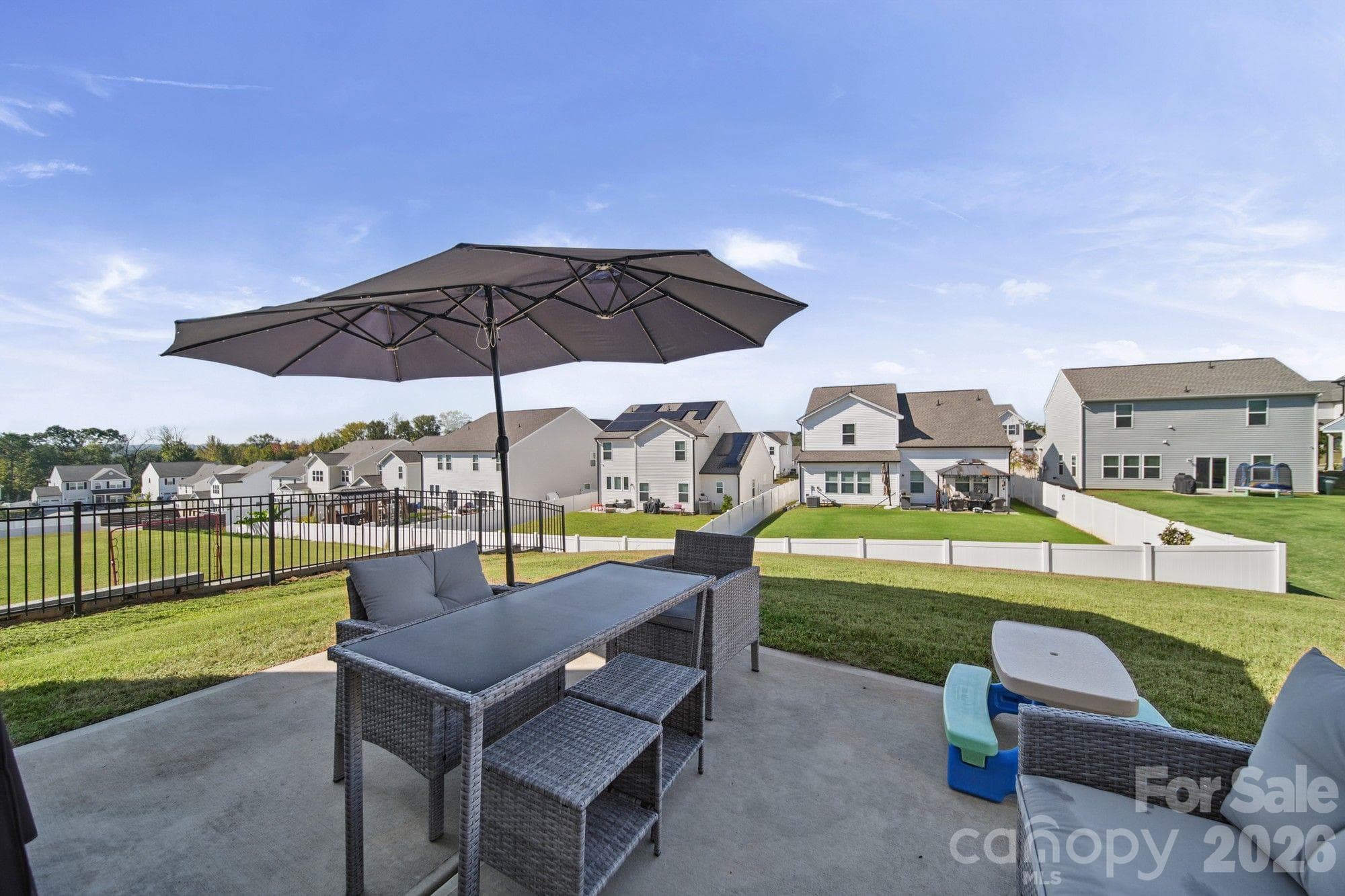 Rear Patio - 6332 Rocky Wagon Lane SW, Concord