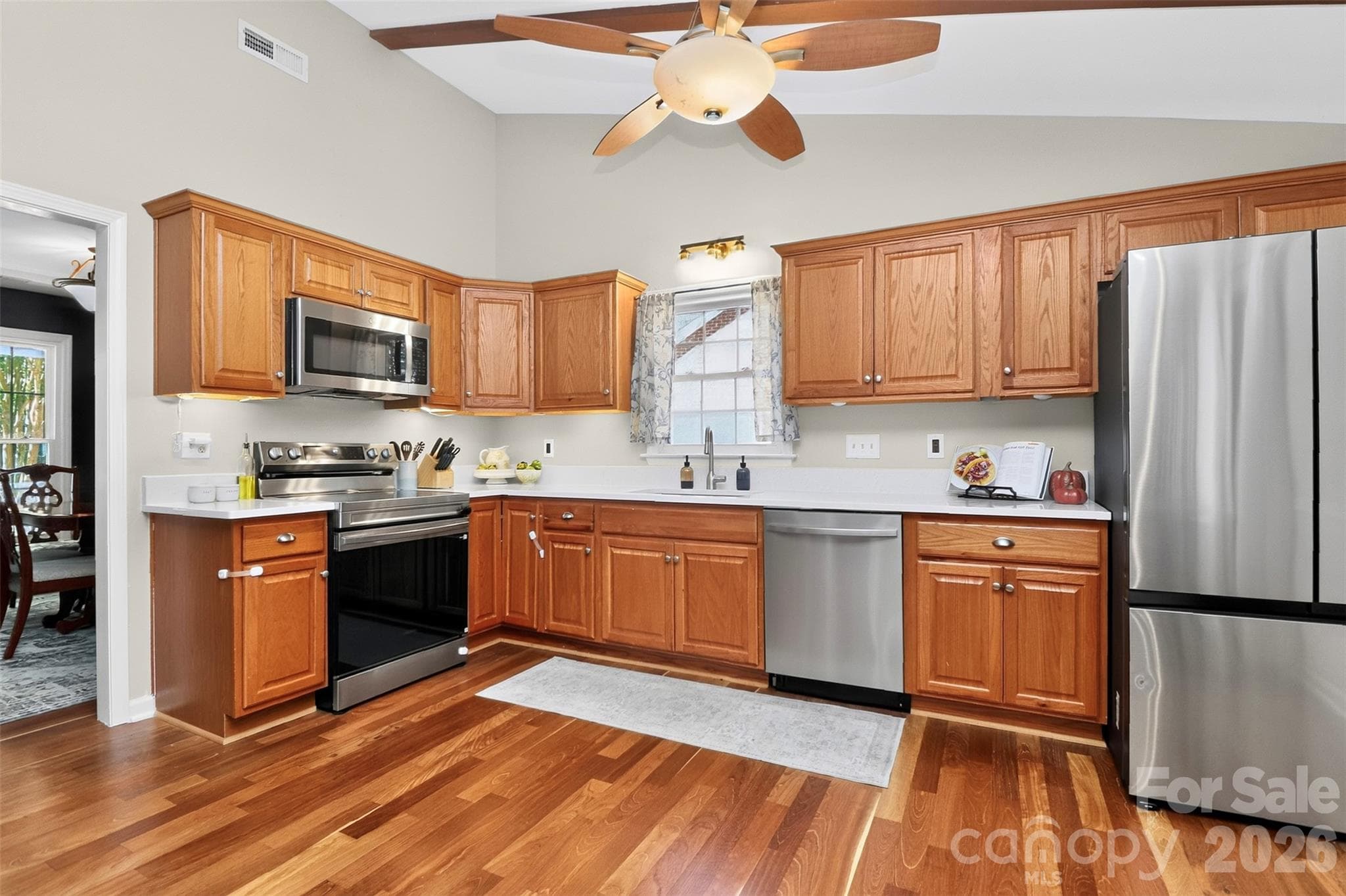 All new stainless appliances. (2026) Look at these fabulous FLOORS! - 9915 Ridgemore Drive, Charlotte