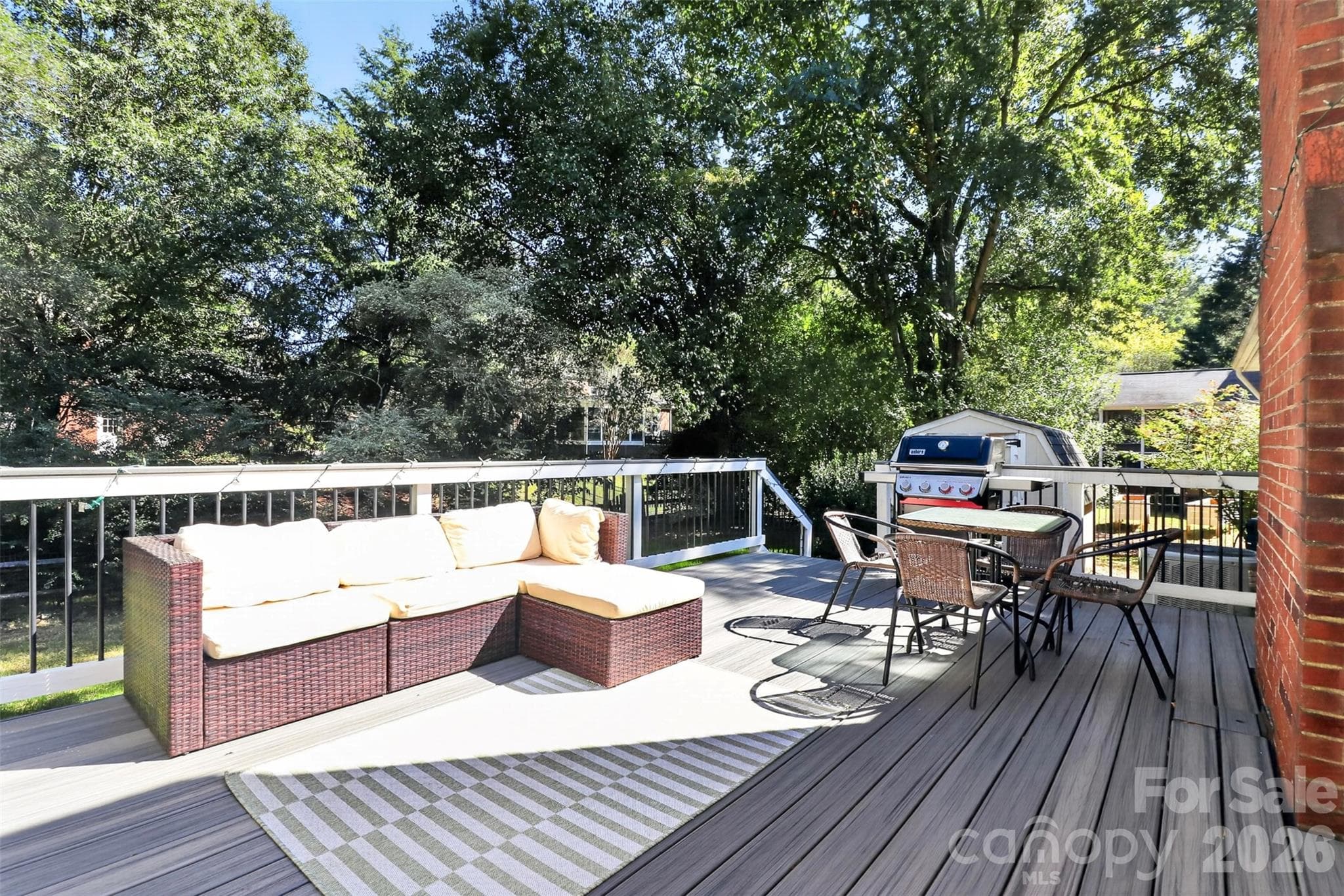 Almost the full-length of the house! This maintenance-free Trex Deck is perfection! - 9915 Ridgemore Drive, Charlotte