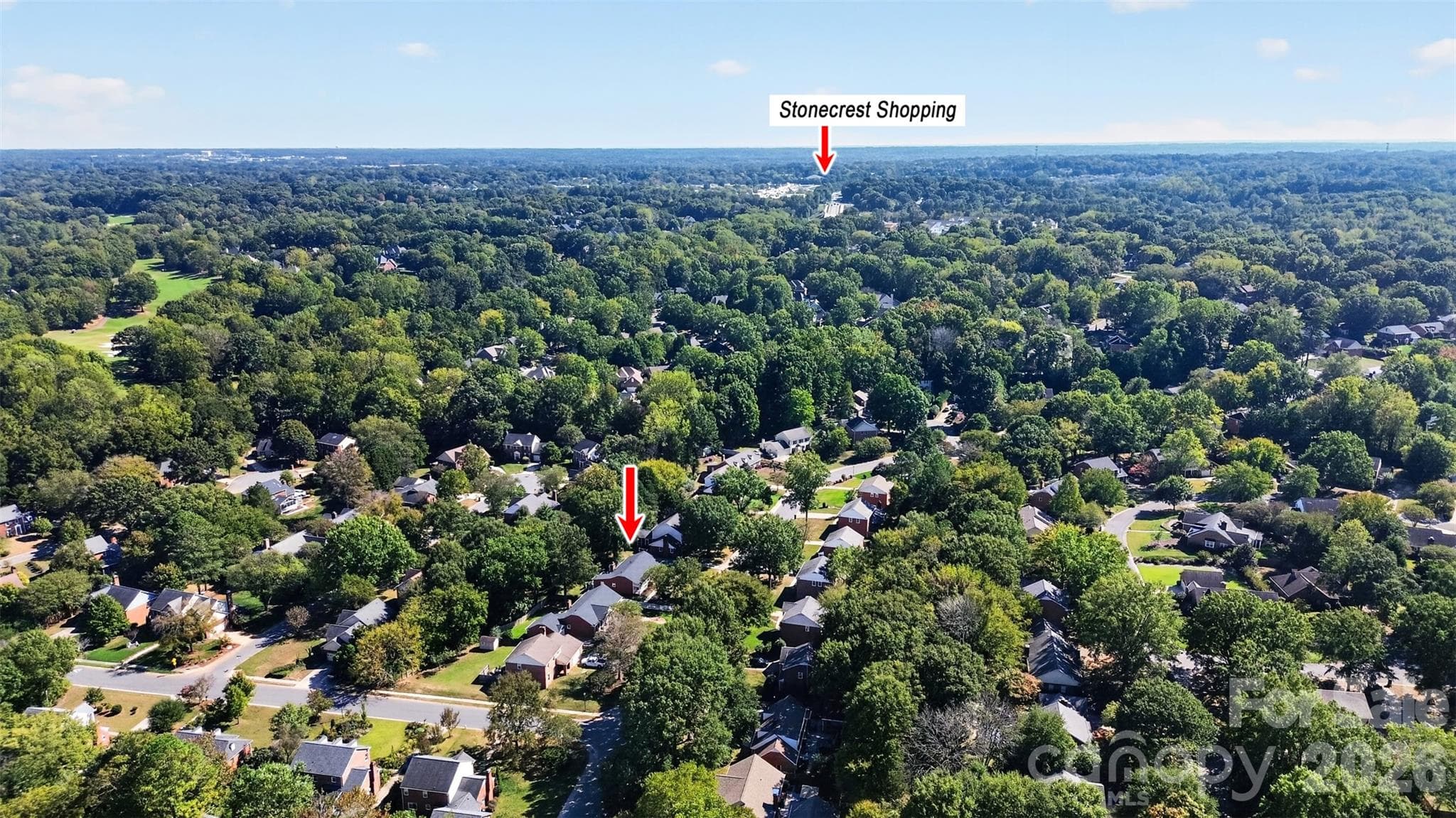 Surrounded by great shopping and dining options. - 9915 Ridgemore Drive, Charlotte