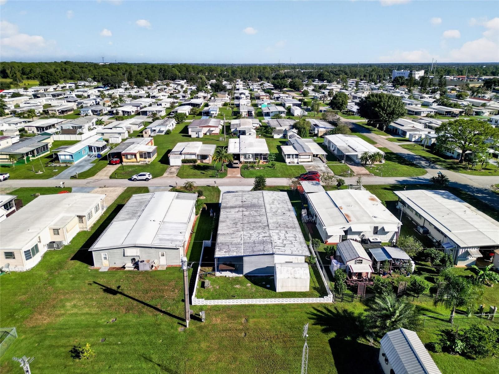 Exterior view from the south - 3503 NEW YORK AVE, SEBRING