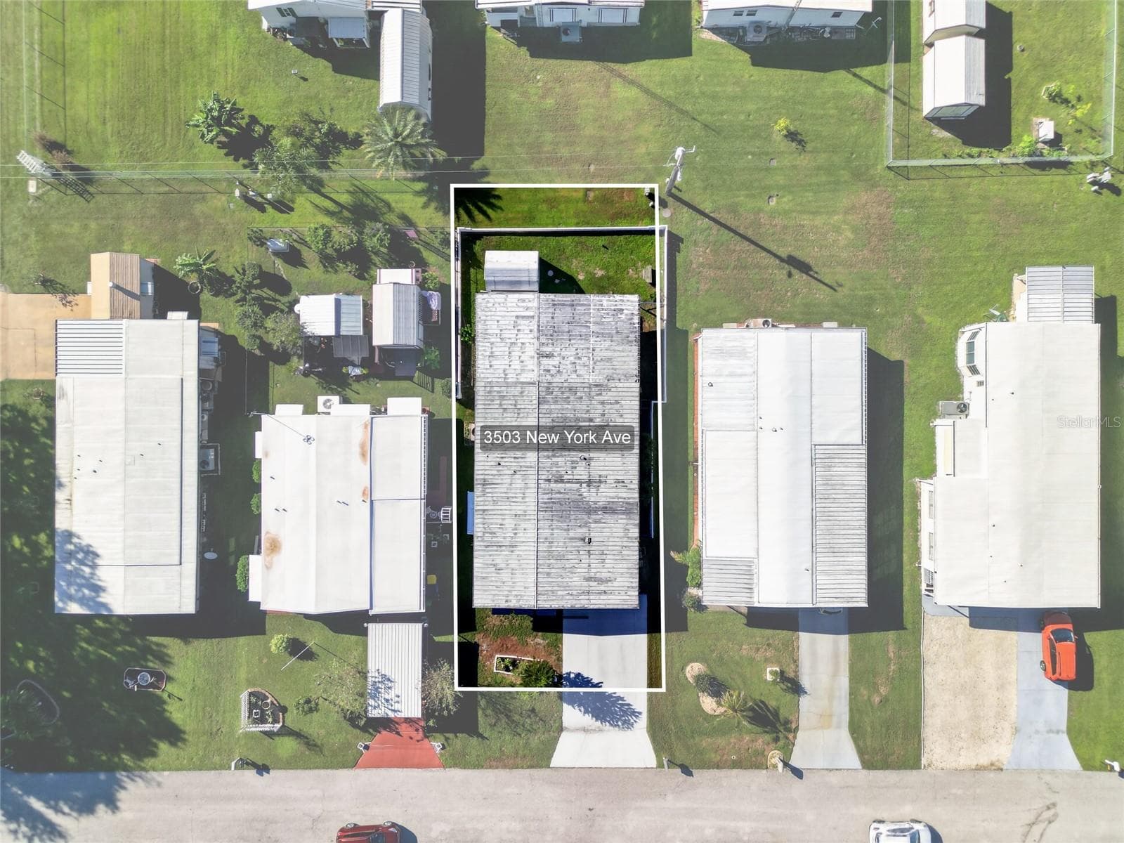 Overhead view - 3503 NEW YORK AVE, SEBRING