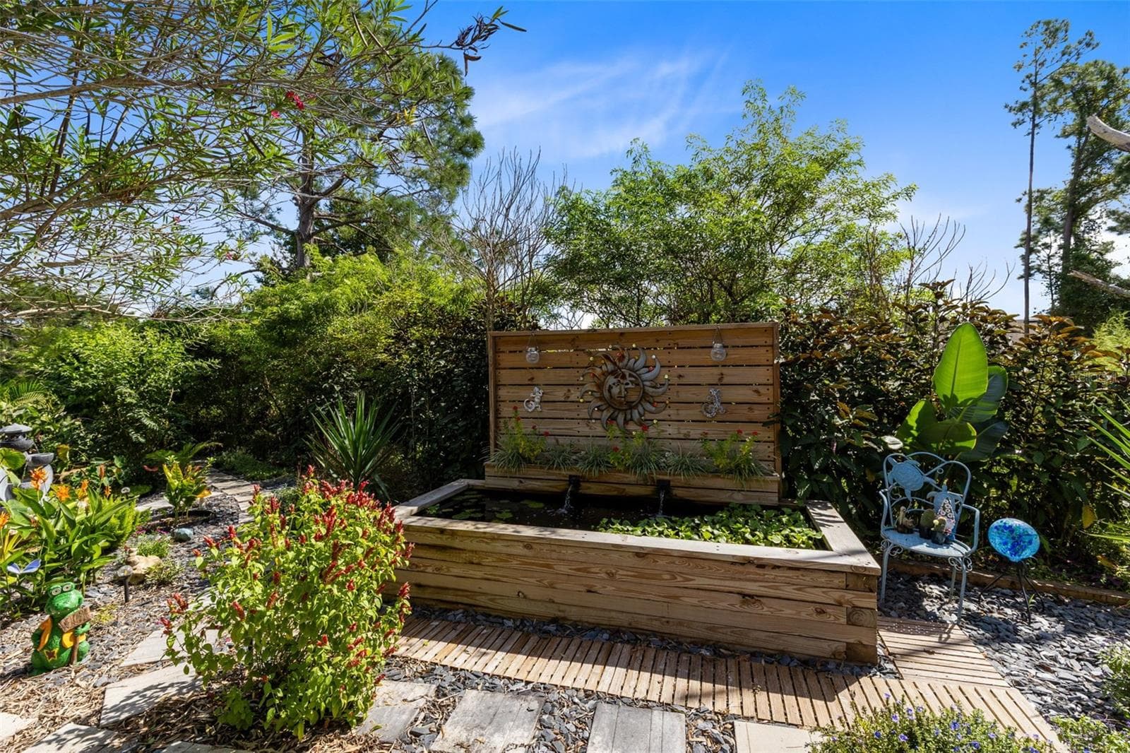 Koi Fish Pond - 631 COPPER BEECH BLVD, DELTONA