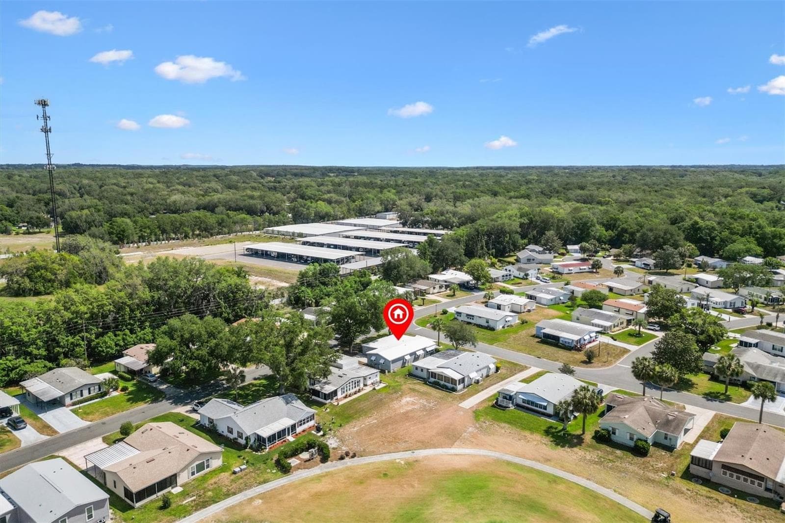 Aerial - 1228 PALMETTO DR, LADY LAKE