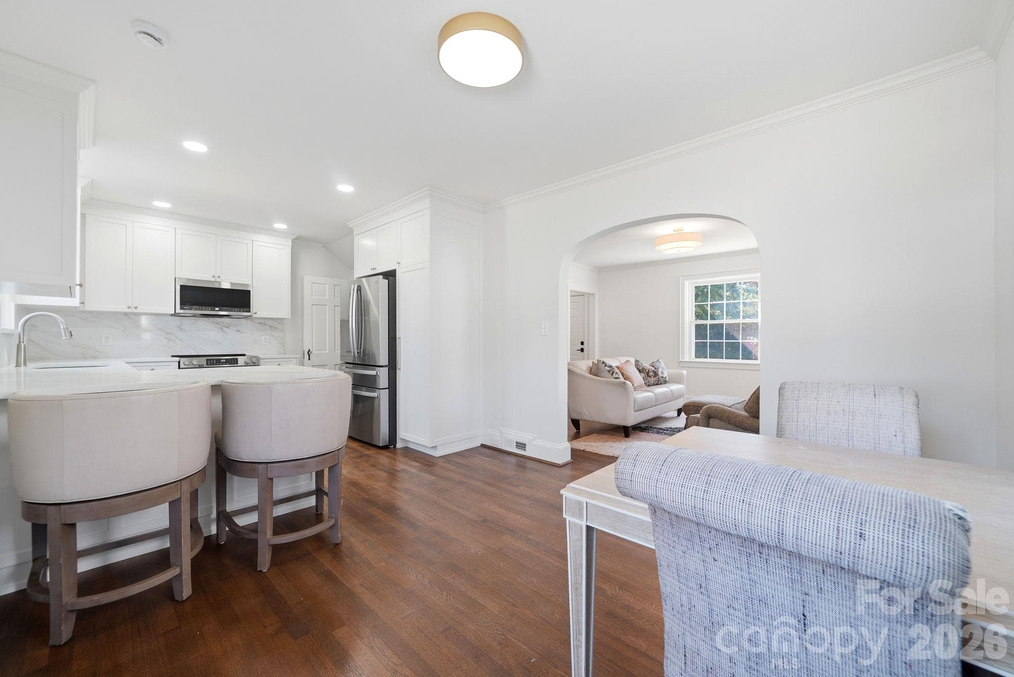 Unit A kitchen - 1307 S Kings Drive, Charlotte
