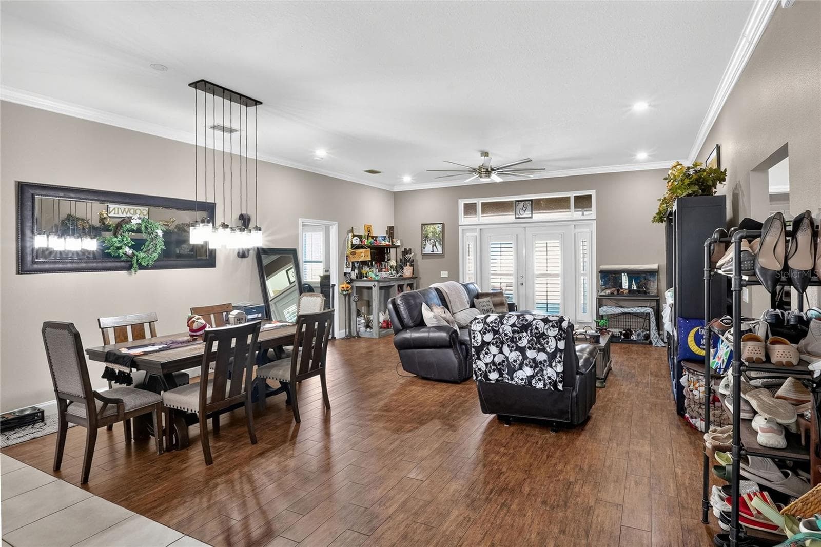 Living/Dining Room - 4434 WINDING OAKS CIR, MULBERRY