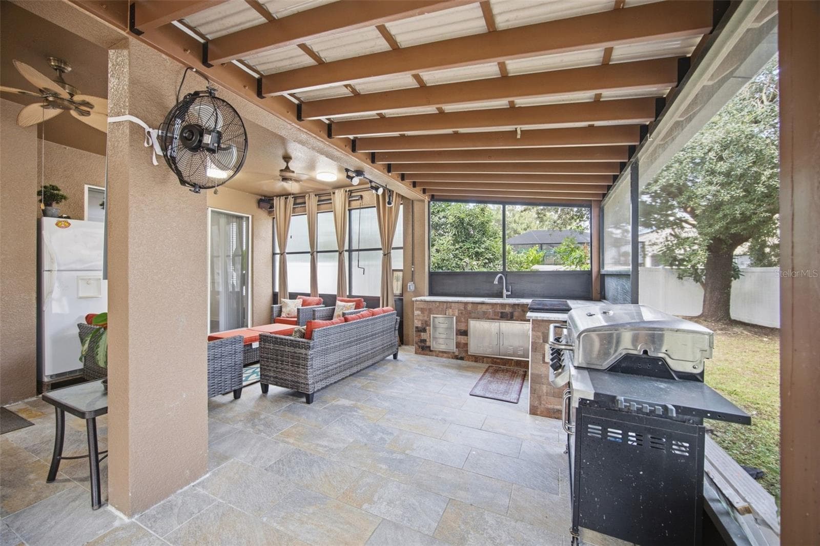 Rear Porch - 2524 CROSS MORE ST, VALRICO