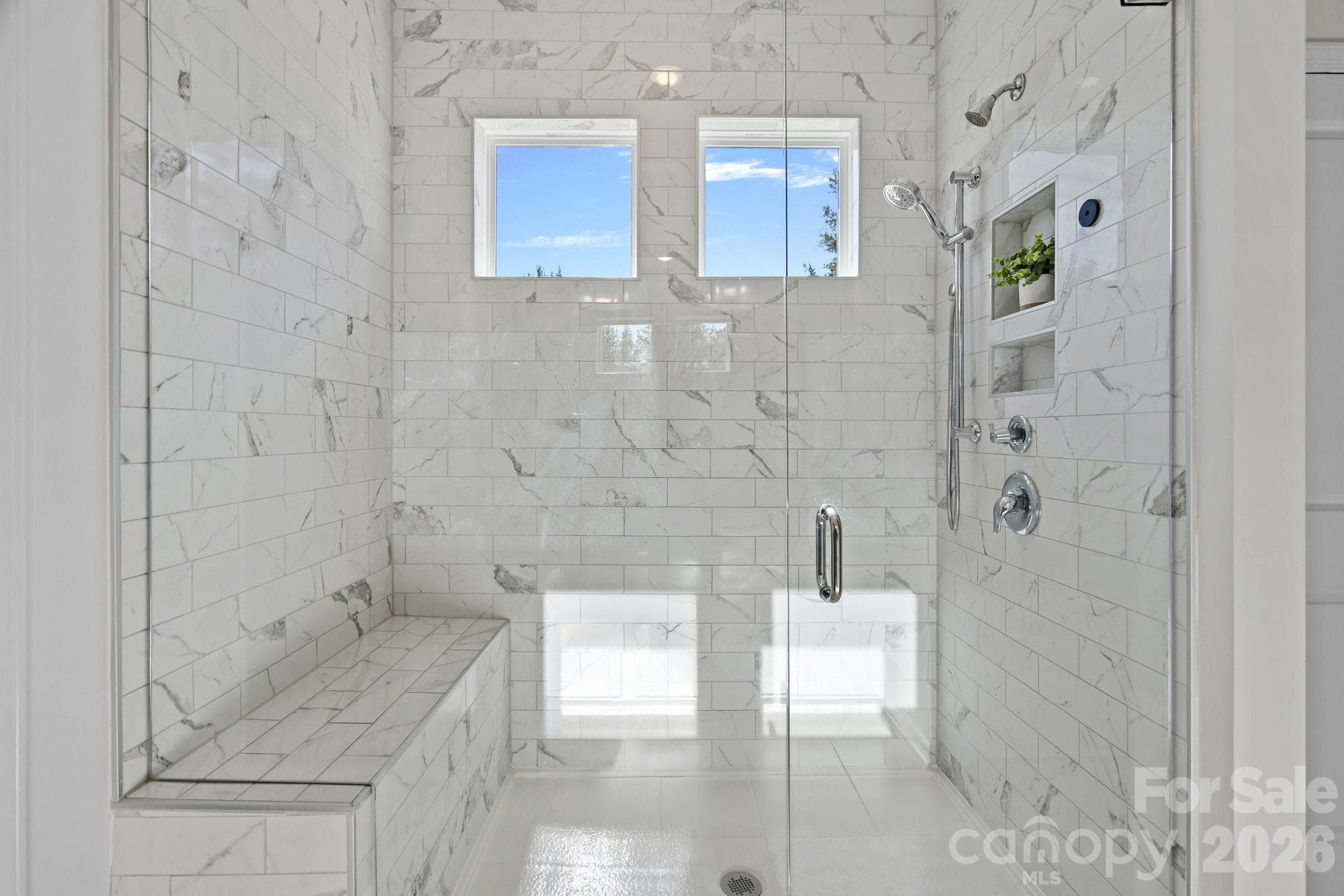 Primary Bathroom Shower - 159 Suggs Mill Drive, Mooresville