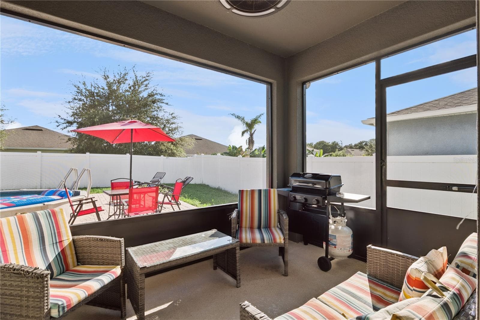 Rear Screened Porch - 3139 BETHPAGE LOOP, MOUNT DORA
