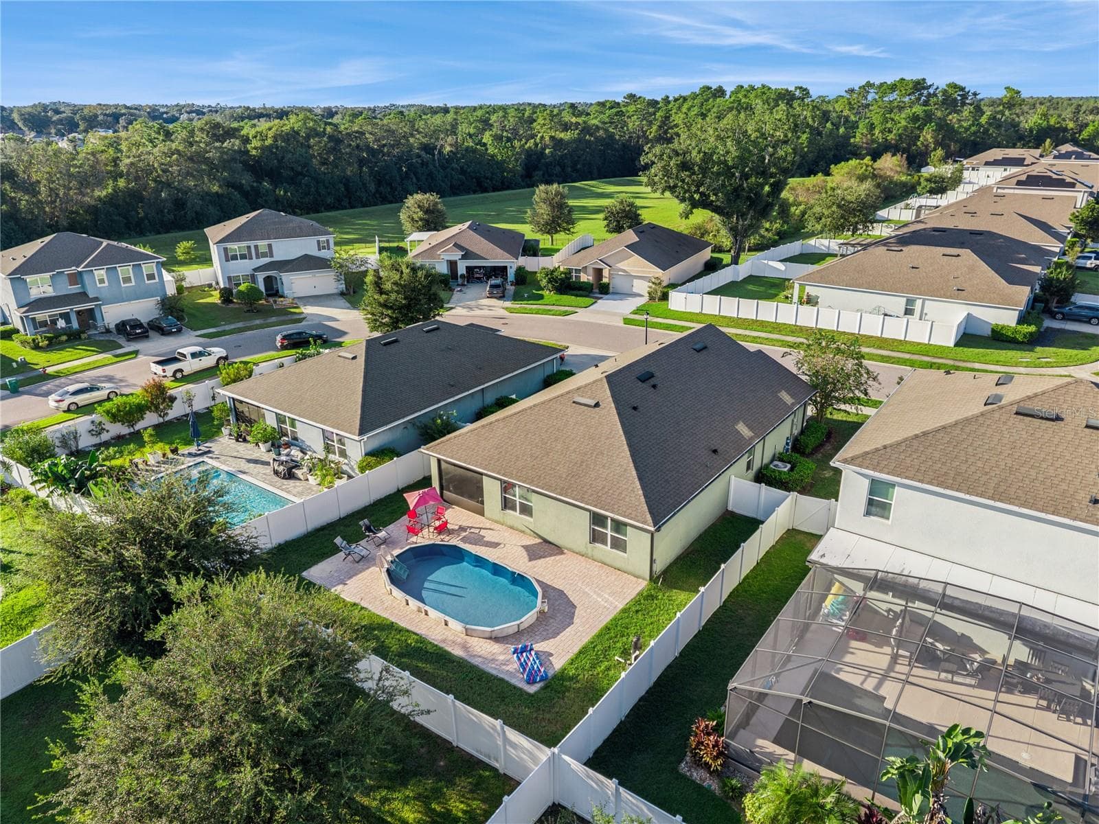 Aerial Rear Angle - 3139 BETHPAGE LOOP, MOUNT DORA