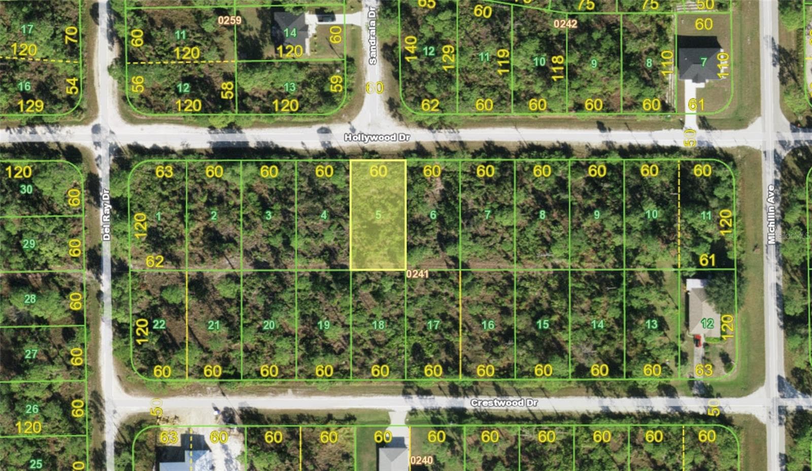 Land at 27471 HOLLYWOOD DR, PUNTA GORDA, photo 2 of 3