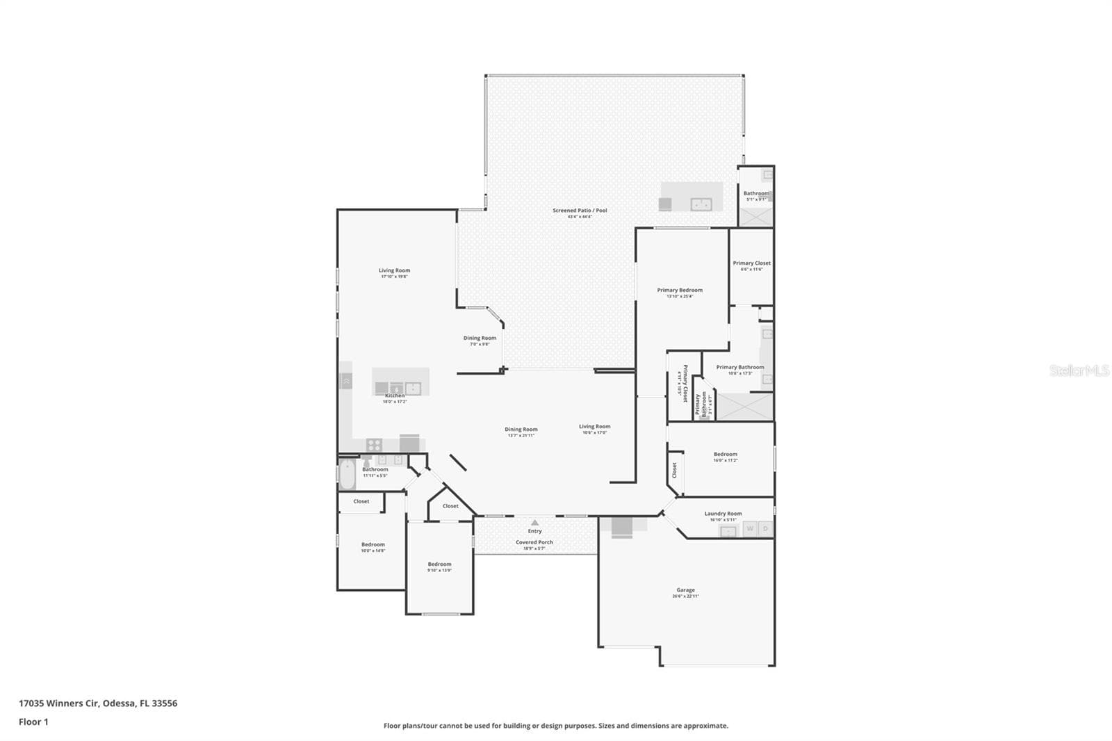 Single Family Residence at 17035 WINNERS CIR, ODESSA, photo 96 of 96