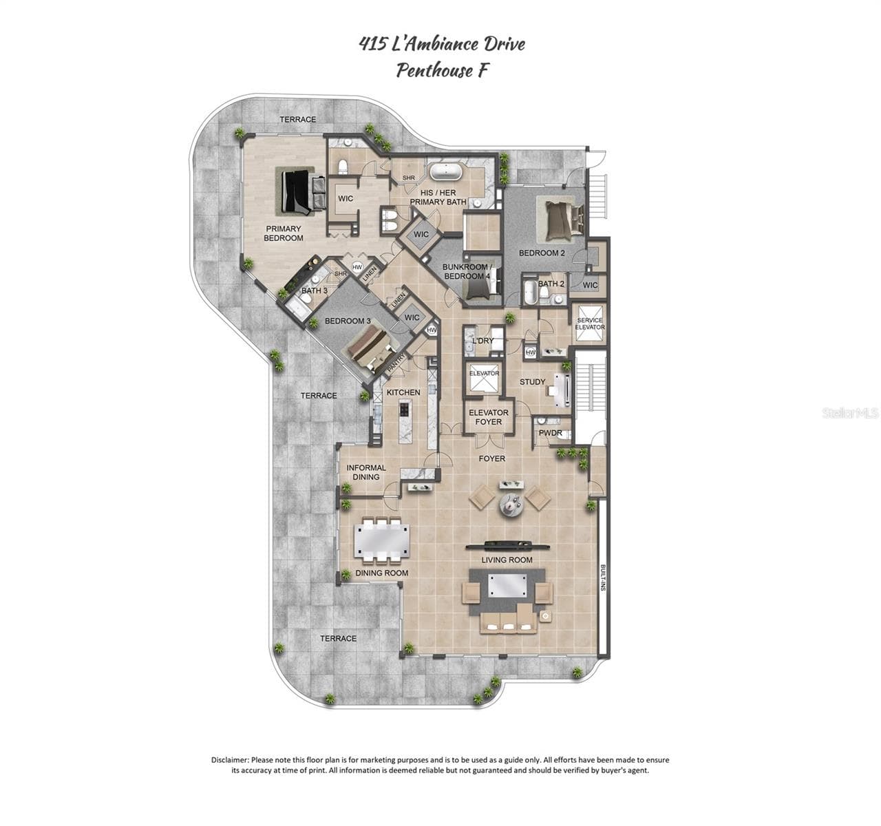 Condominium at 415 L AMBIANCE DR #PH-F, LONGBOAT KEY, photo 50 of 65