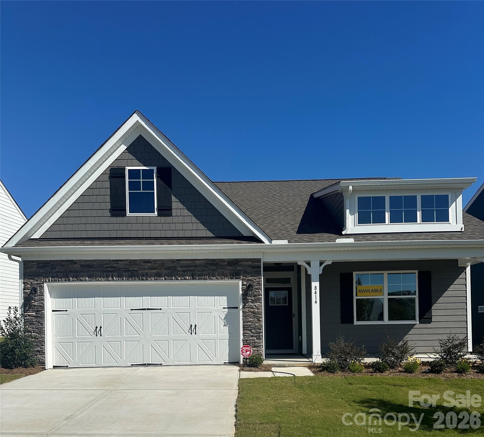 Homesite 354 features a Stanley B floorplan - 8414 Acadia Parkway, Sherrills Ford