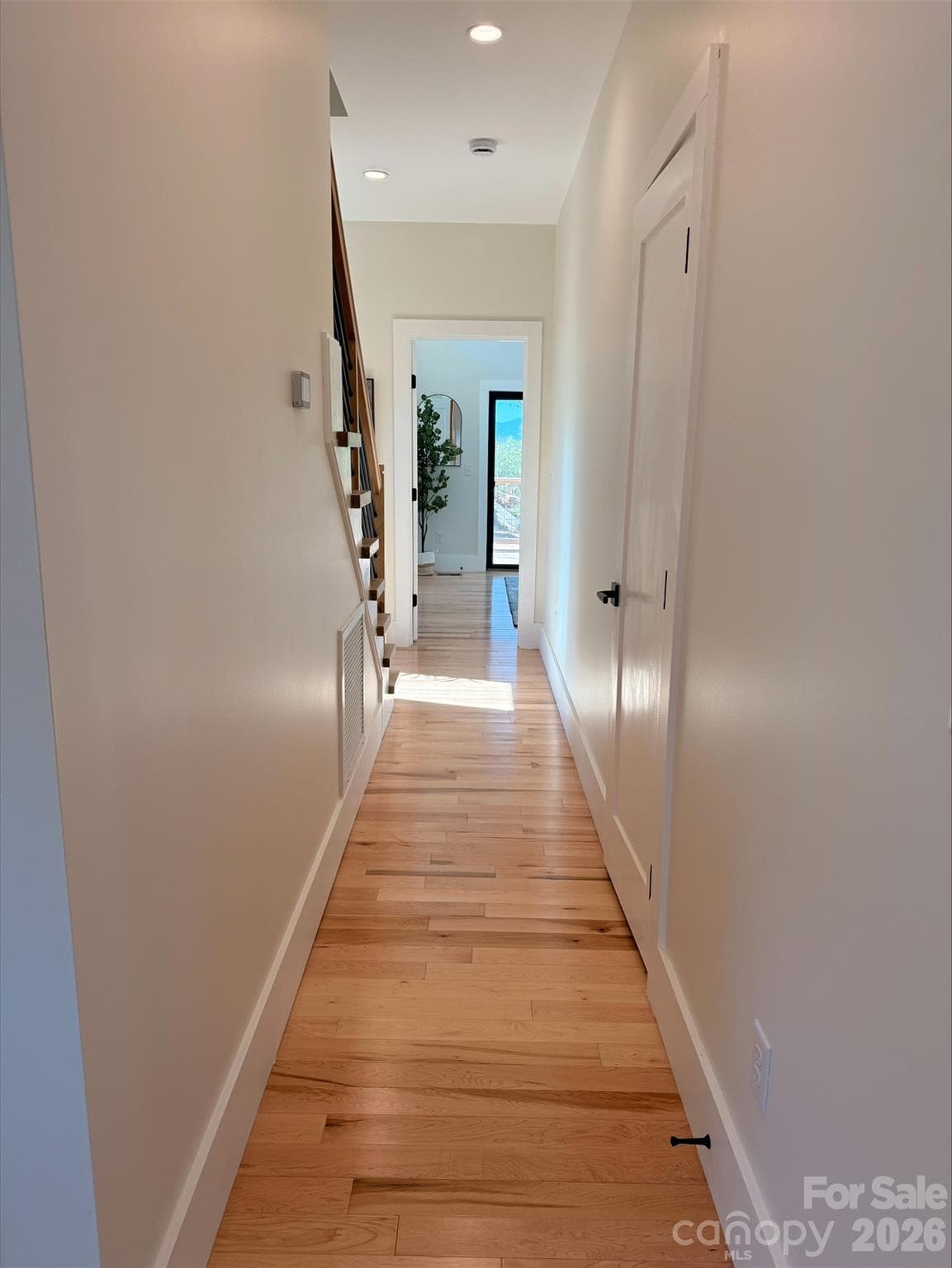 Hallway to Master - 3 Locust Street, Asheville