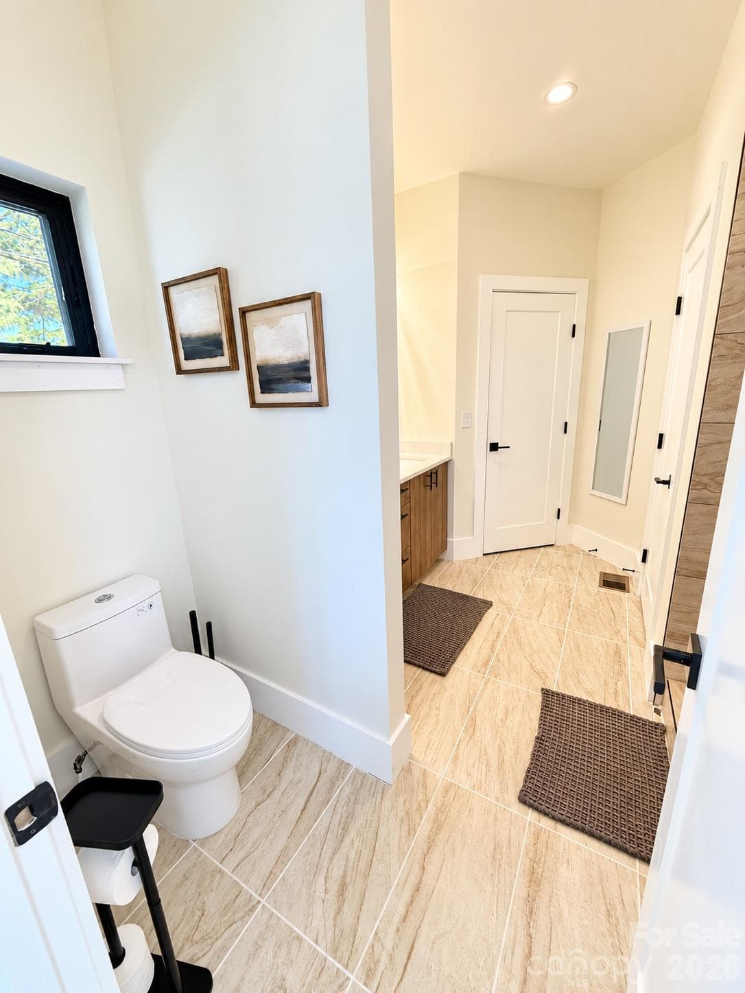 Master bathroom with closets - 3 Locust Street, Asheville