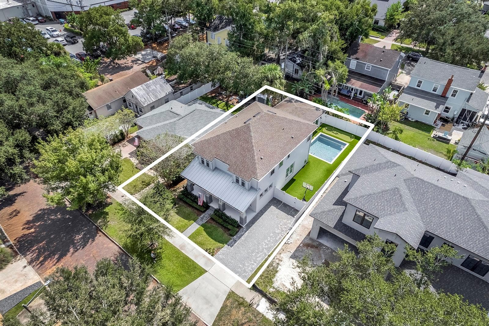 Aerial - 800 W HARVARD ST, ORLANDO