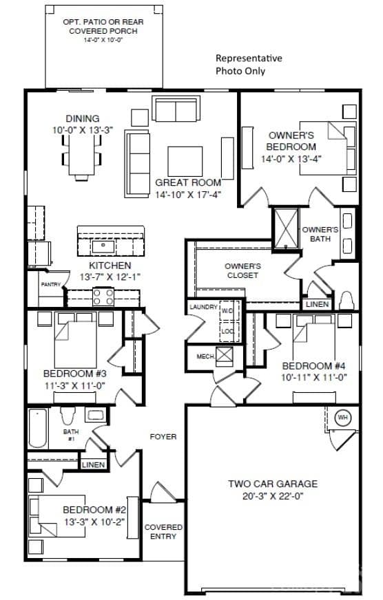 Floorplan - 674 Maplin Gardens Street, Lancaster