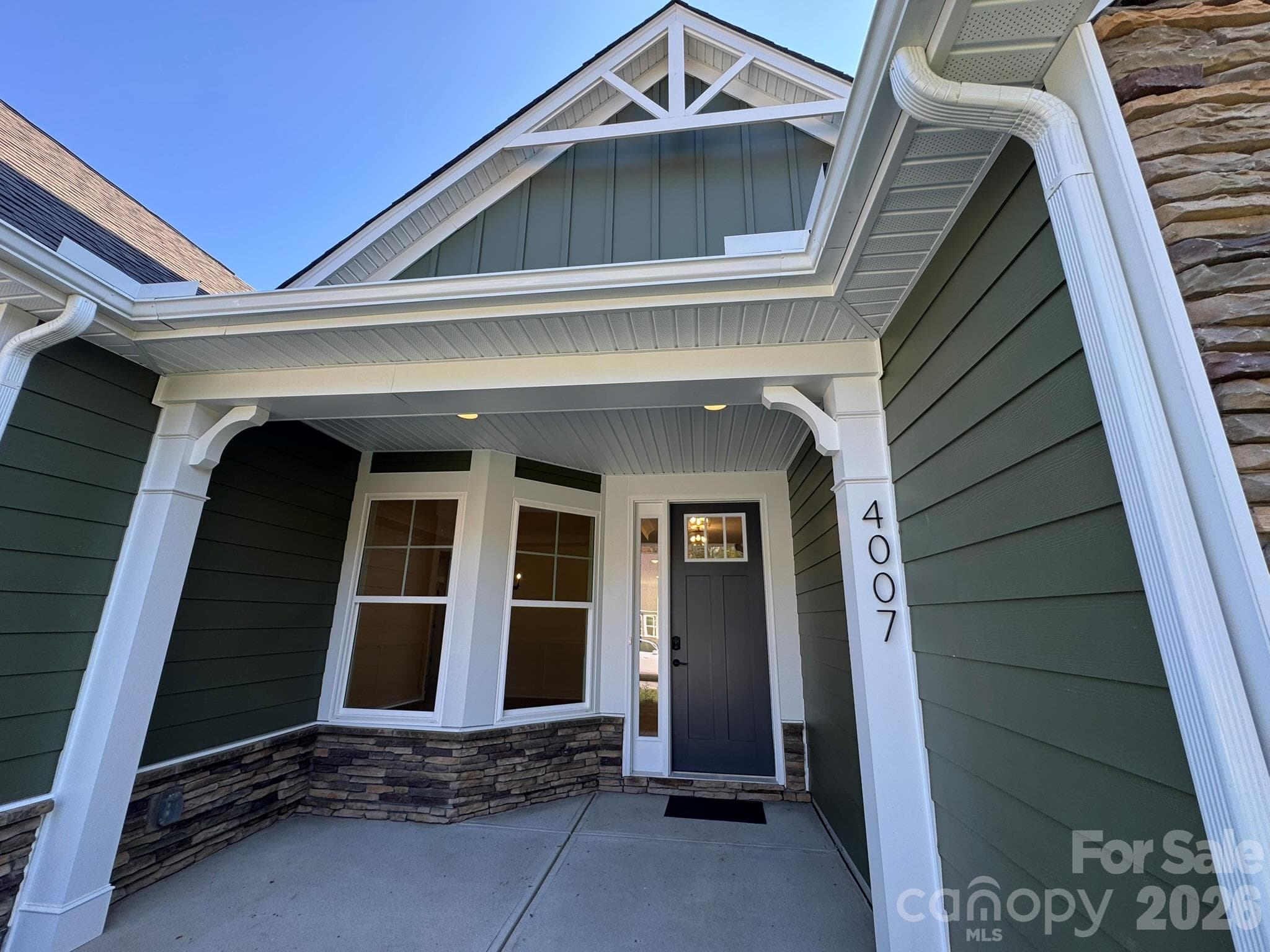Front porch - 4007 Cedar Falls Drive, Waxhaw