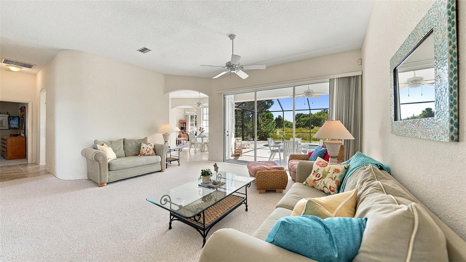 big living room - 12 MEDALIST CT, ROTONDA WEST