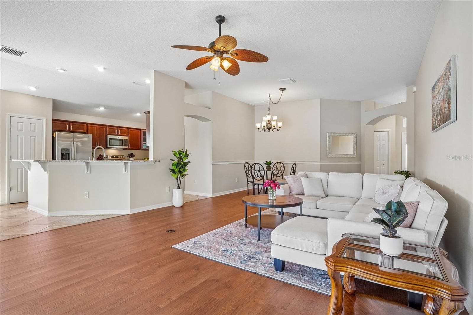 Living/Dining/Kitchen - 494 ARBELLA LOOP, THE VILLAGES