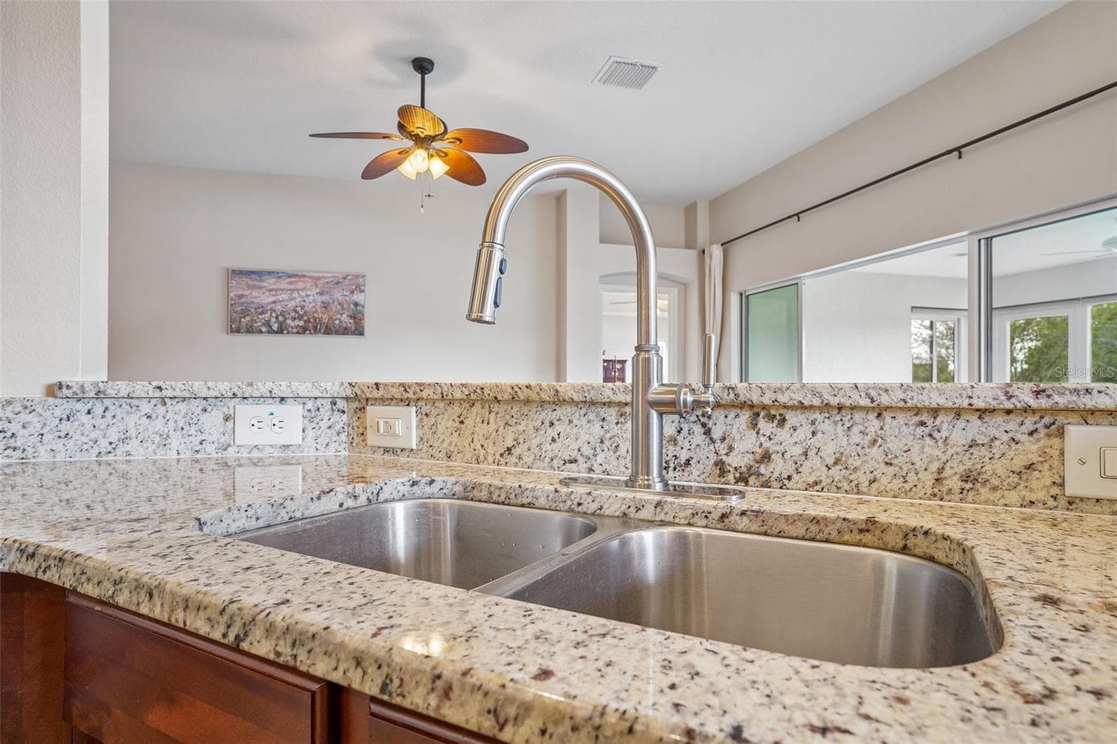 Kitchen Sink with New Faucet and Granite Countertops - 494 ARBELLA LOOP, THE VILLAGES