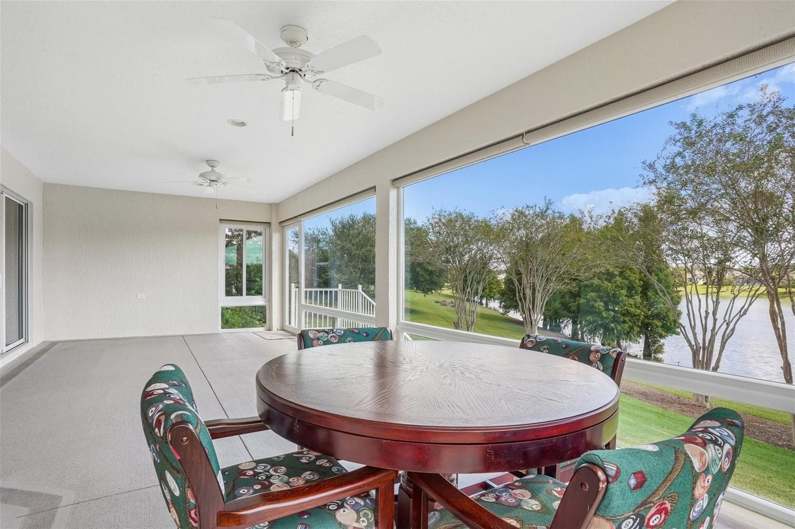 Enclosed Lanai with Panoramic Elevated Water View - 494 ARBELLA LOOP, THE VILLAGES