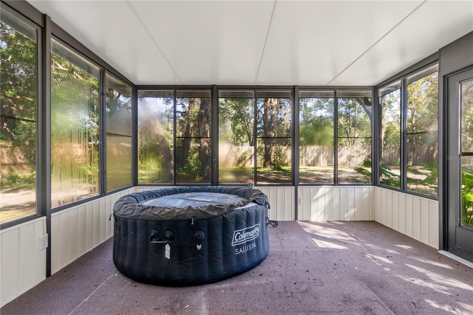 Porch and spa off of Primary Bedroom - 18644 FURMAN DR, SPRING HILL