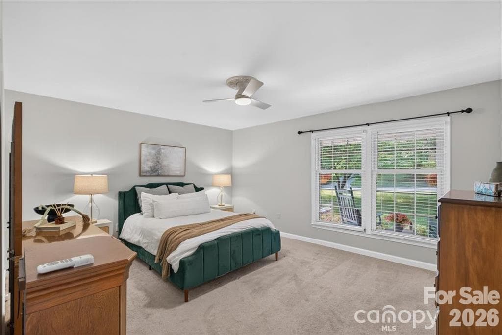 Primary Bedroom - 4124 Bridgewood Lane, Charlotte