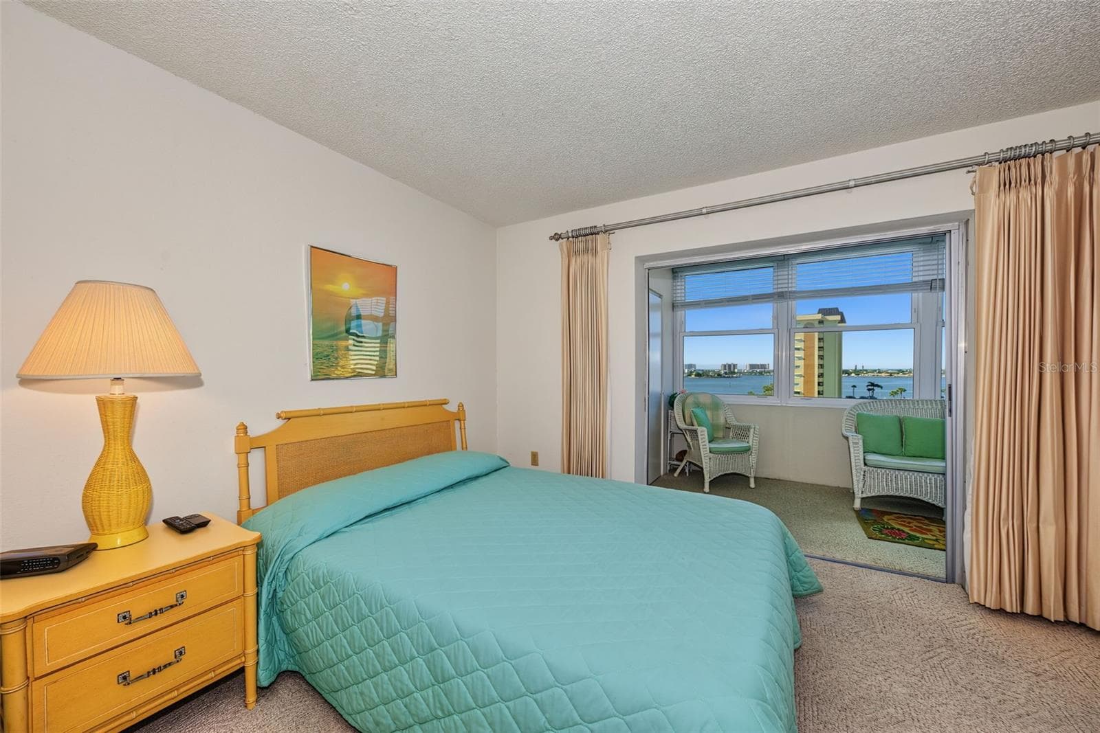Water views from the primary bedroom - 4575 COVE CIR #709, ST PETERSBURG