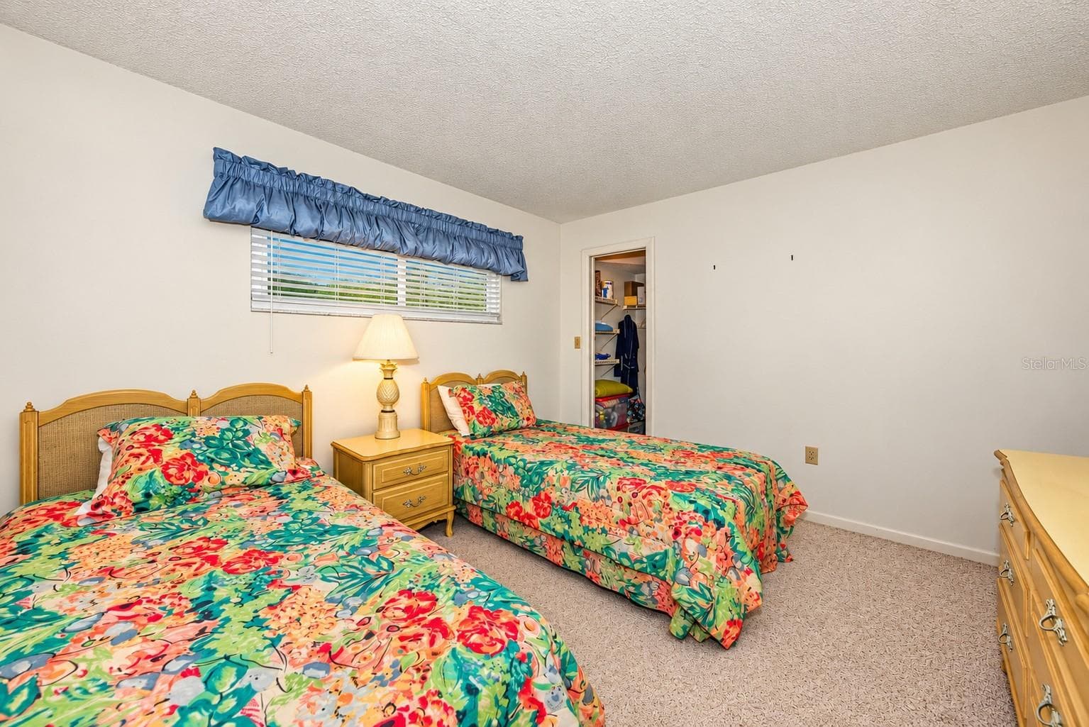 Second bedroom with walk-in closet - 4575 COVE CIR #709, ST PETERSBURG