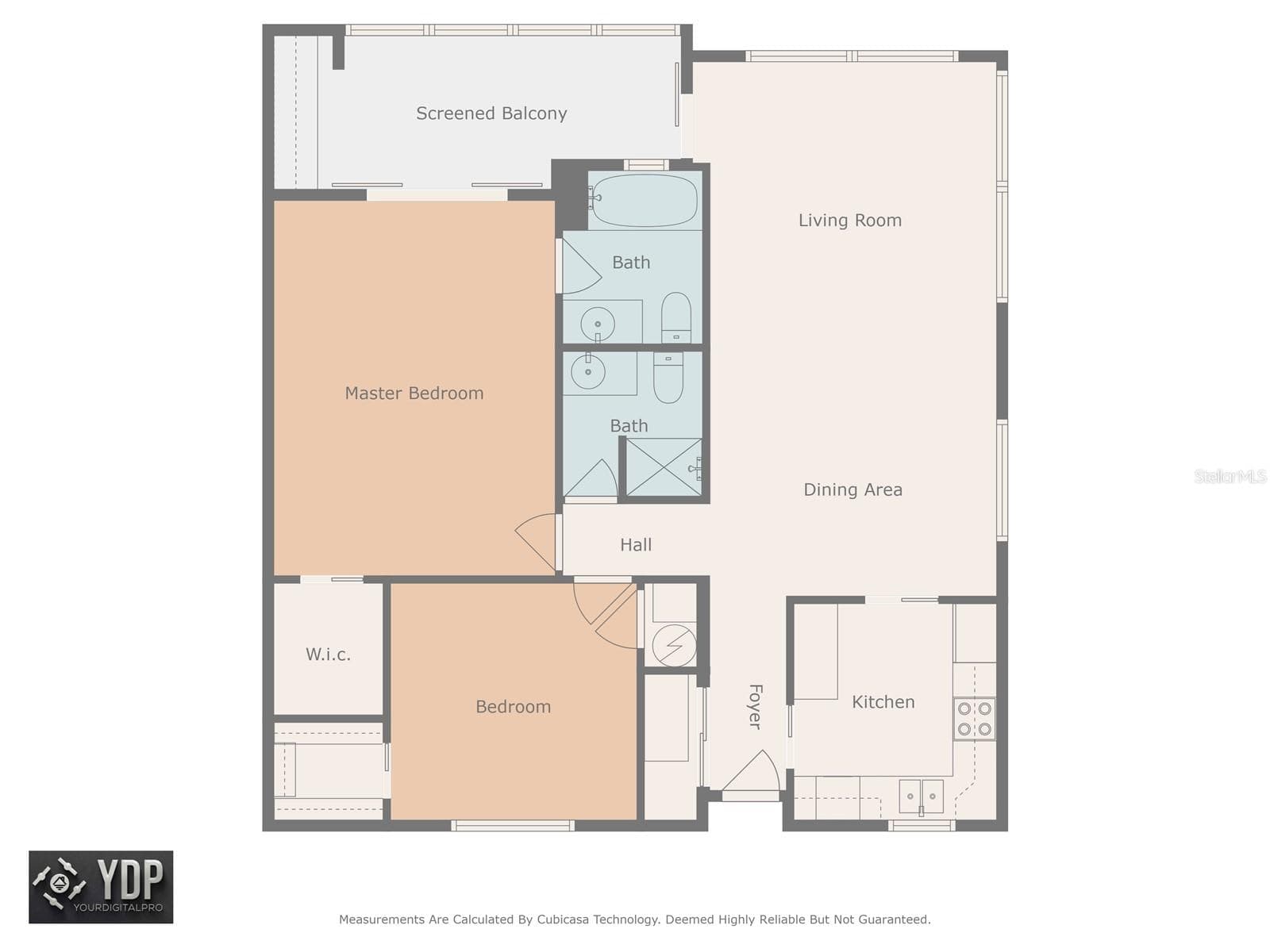 Floor plan - 4575 COVE CIR #709, ST PETERSBURG