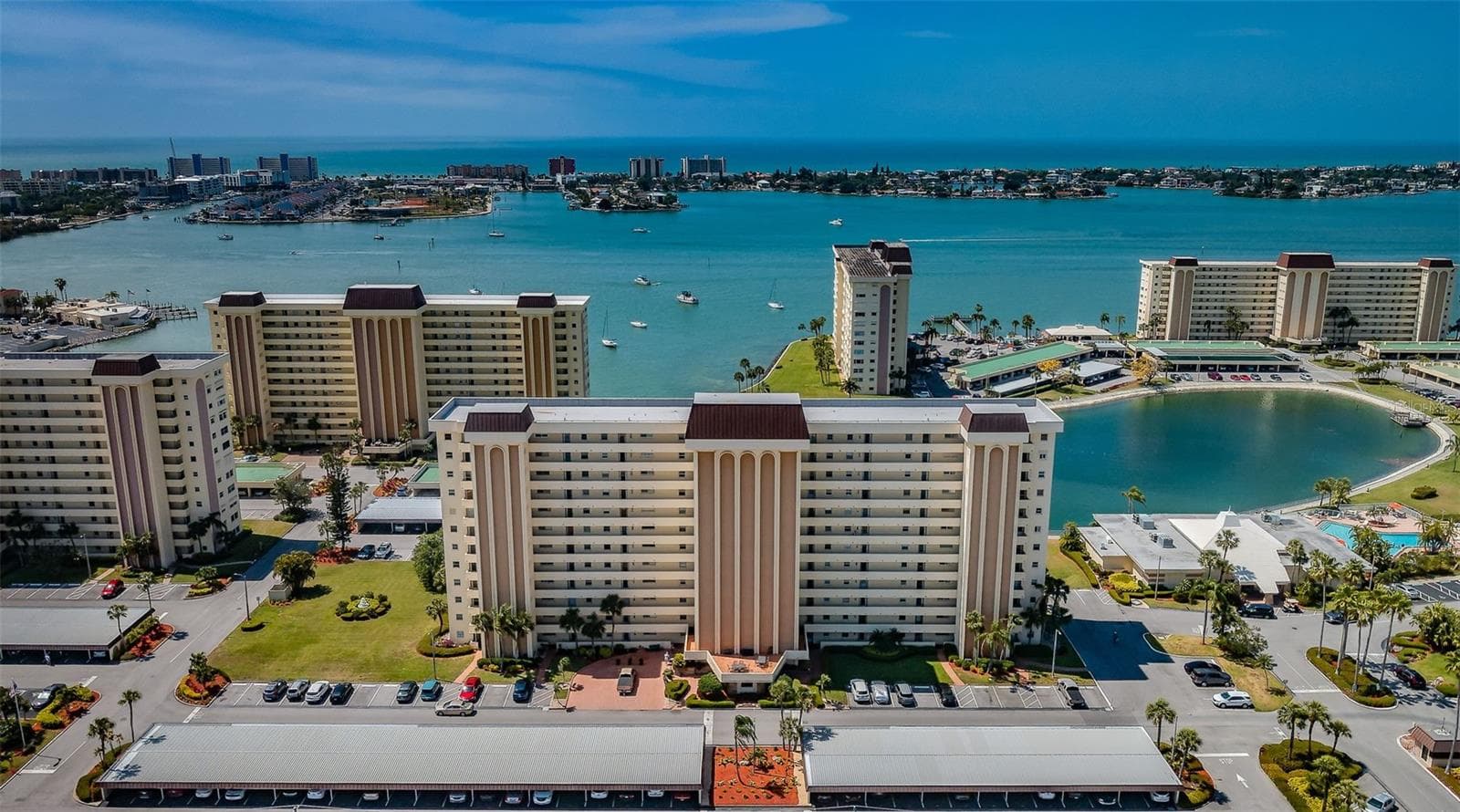 Aerial of Sea Towers - 4575 COVE CIR #709, ST PETERSBURG